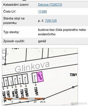 Prodám (přesné rozměry dodám) v Praha 6 Dejvice Glinkova. Os