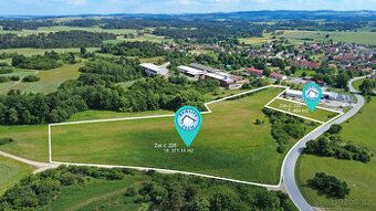 Prodám stavební pozemek se zahradou 5 km od Třebíče v obci K