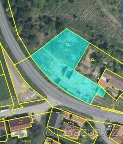 Prodám stavební pozemek se zahradou 5 km od Třebíče v obci K