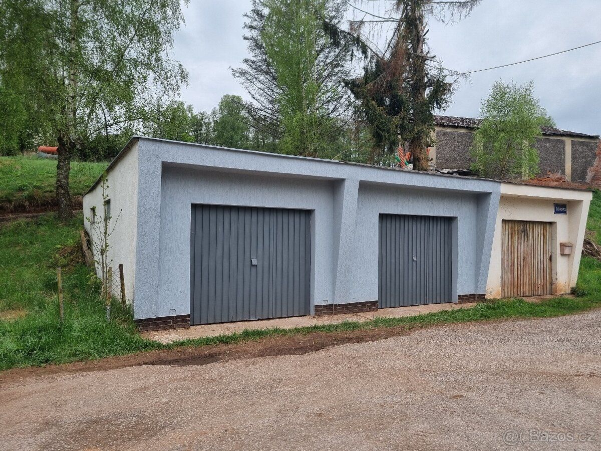 Prodám dvě sousedící zděné garáže v Trutnově (k. ú.) Bojiště