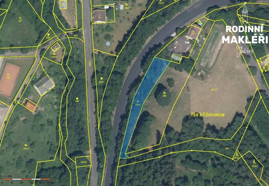 Smilov nad Ohří. Prodej pozemku, který je vedený v KN jako t