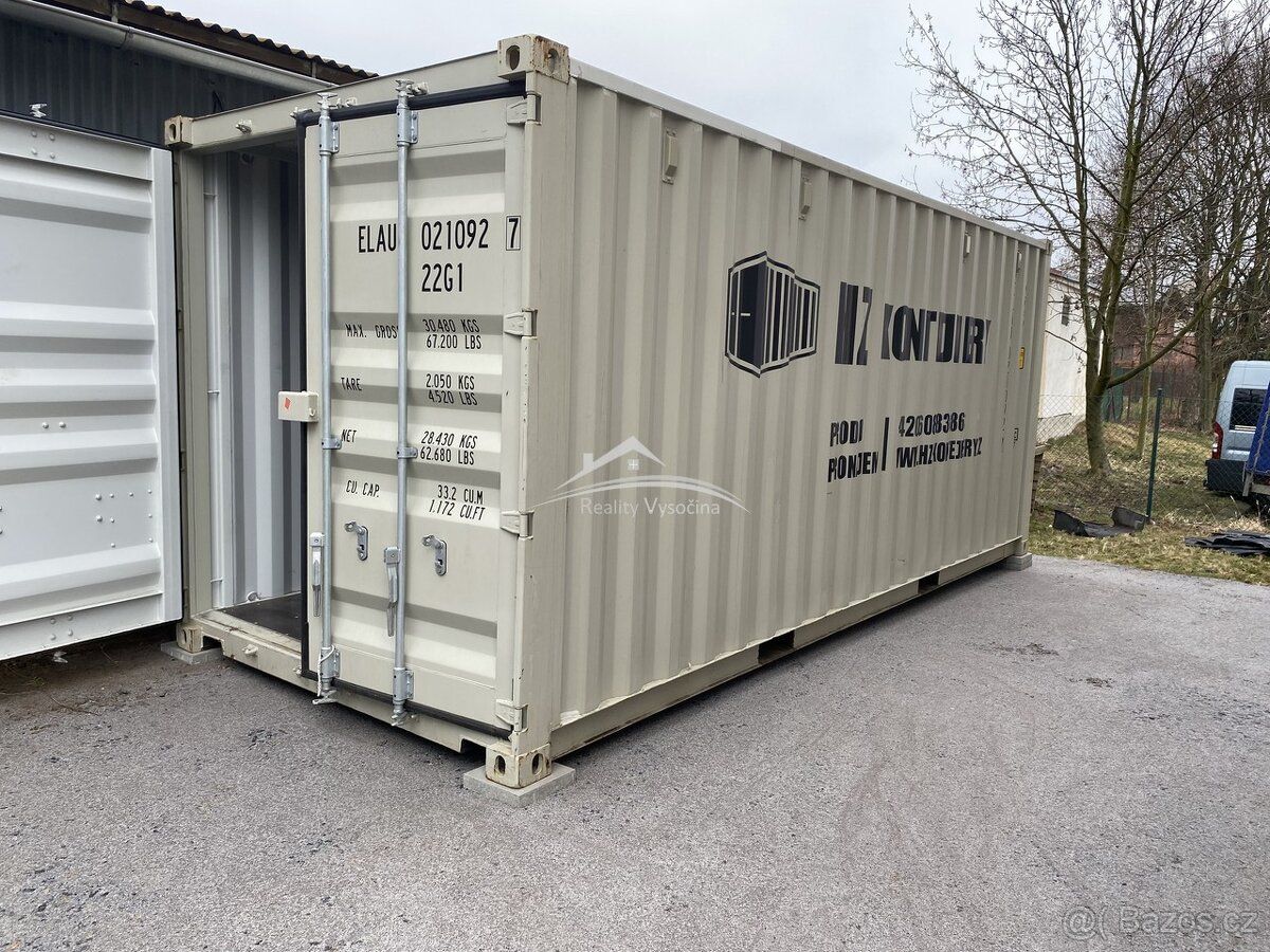 Nabízíme Vám k pronájmu lodní kontejner 20\', který je vhodn