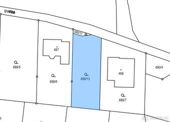 Prodám stavební pozemek Pardubice – Ostřešany, 820 m2, ulice