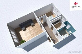 Hledáte byt, který nabízí soukromí menšího domu a zároveň vý