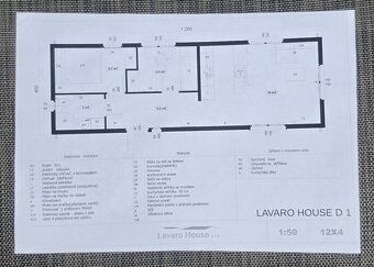Prodám kvalitní mobilní dům Lavaro House o rozměrech 12 × 4 
