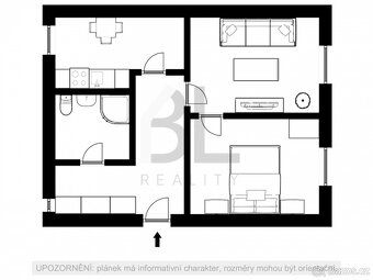 Nabízím k prodeji byt o dispozici 2+1 a výměře 55 m², který 