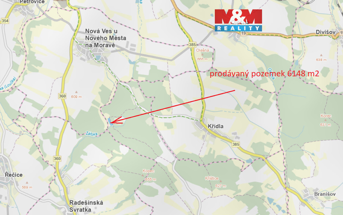 Nabízíme k prodeji pozemek evidovaný jako orná půda o celkov