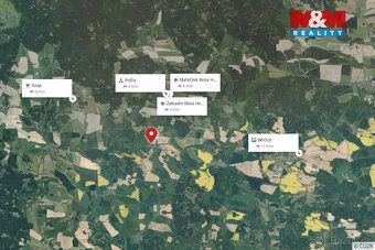 Nabízíme k prodeji louku o výměře 4 441 m² v k.ú. Březí u Bl