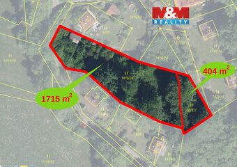 Nabízíme k prodeji lesní pozemek o rozloze 2.146 m² v klidné