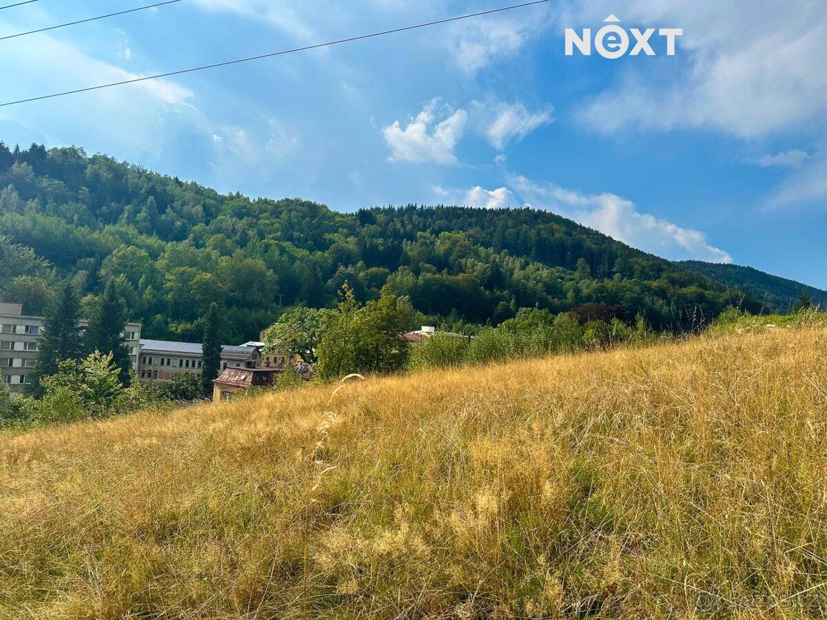 Mírně svažitý terén, poskytující krásný výhled na okolní kra