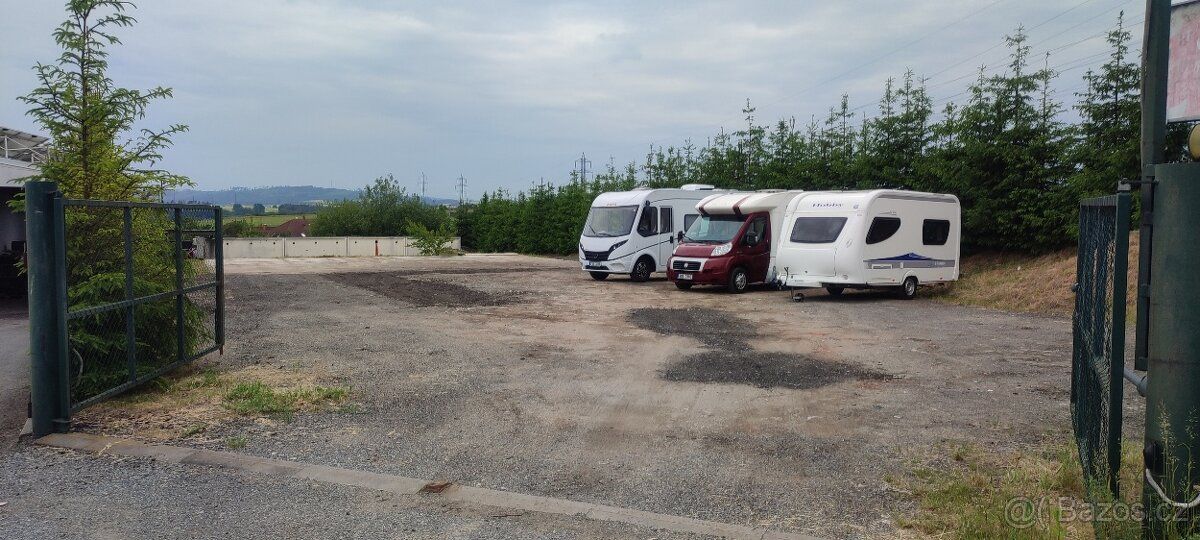 Pronájem parkovacích stání v oploceném areálu s kamerovým sy