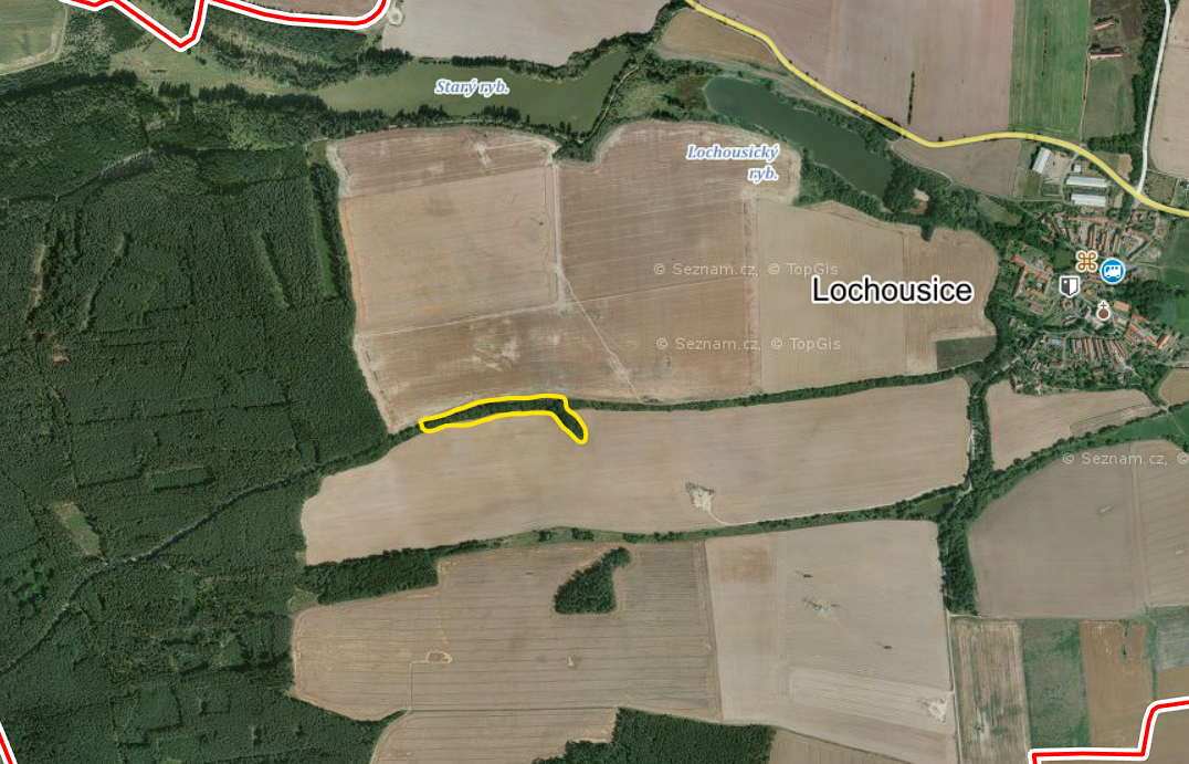 pozemek 2517 výměra 6482m2 neplodná půda