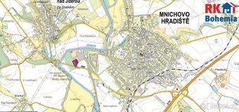 Prodej pozemků, Mnichovo Hradiště, okres Mladá Boleslav. Poz