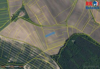 Prodej, orná půda, okres Mladá Boleslav - Husí Lhota a Úheln