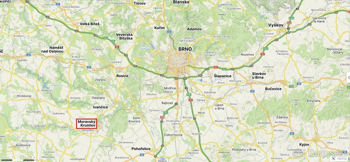 V katastrálním území Moravský Krumlov nabízíme k prodeji pod