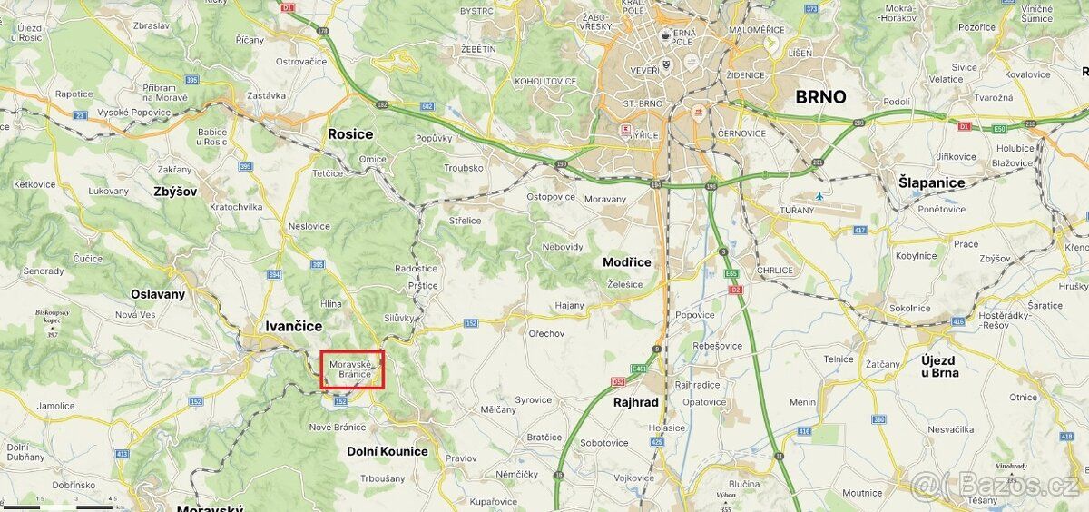 Nabízíme k prodeji id. 1/2 na pozemku p.č. 1203/188 vedený j