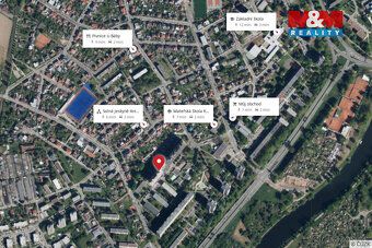 Pronájem bytu 1+kk s prostornou lodžií v Hradci Králové, ul.