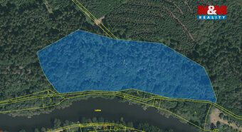 Nabízíme k prodeji lesní pozemek o výměře 39 640 m² v katast