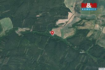 Prodej lesa o výměře 1 547 m², který se nachází v katastráln