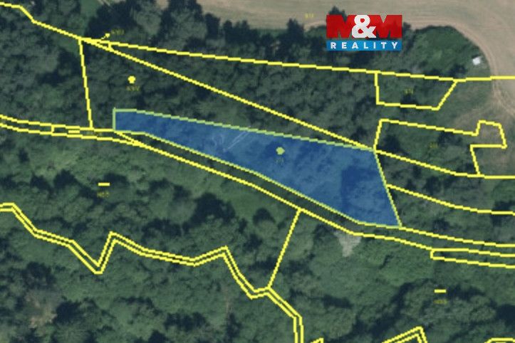 Prodej lesa o výměře 1 547 m², který se nachází v katastráln