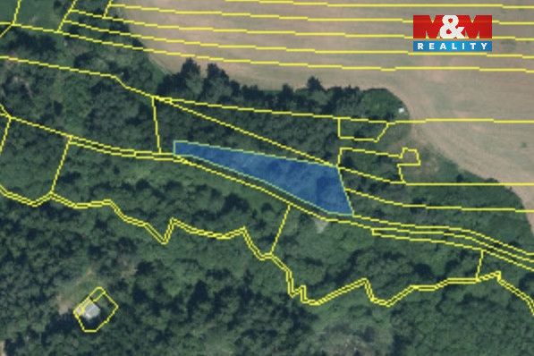 Prodej lesa o výměře 1 547 m², který se nachází v katastráln