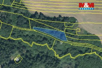 Prodej lesa o výměře 1 547 m², který se nachází v katastráln