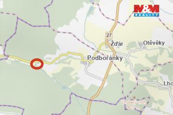 Prodej lesa o výměře 1 547 m², který se nachází v katastráln