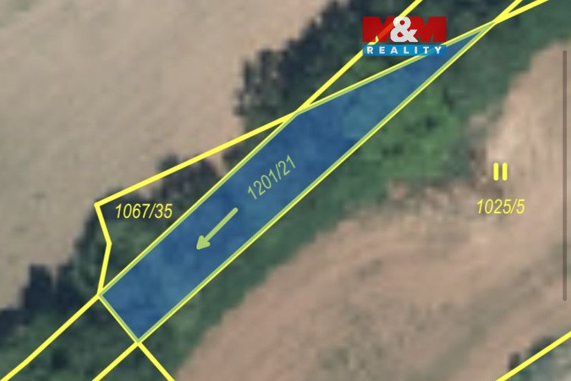 Prodej umělého koryta vodního toku o výměře 318 m², který se