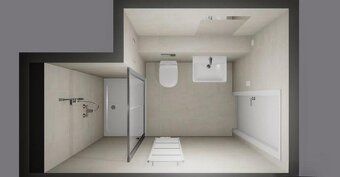 Nabízíme k pronájmu nový byt 2+kk o celkové ploše 47 m² s ba