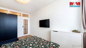 Pronájem světlého bytu 2+kk, 46 m² + sklep – Praha 5, Hluboč