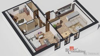 Prodej bytu 3+kk budova A byt 7Výstavba již zahájena, dokonč