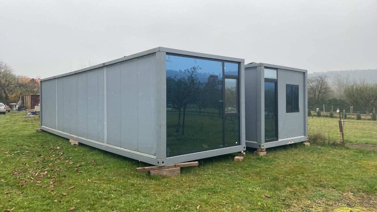 Na prodej nedodělaný modulový dům 66m2 se třemi ložnicemi, c