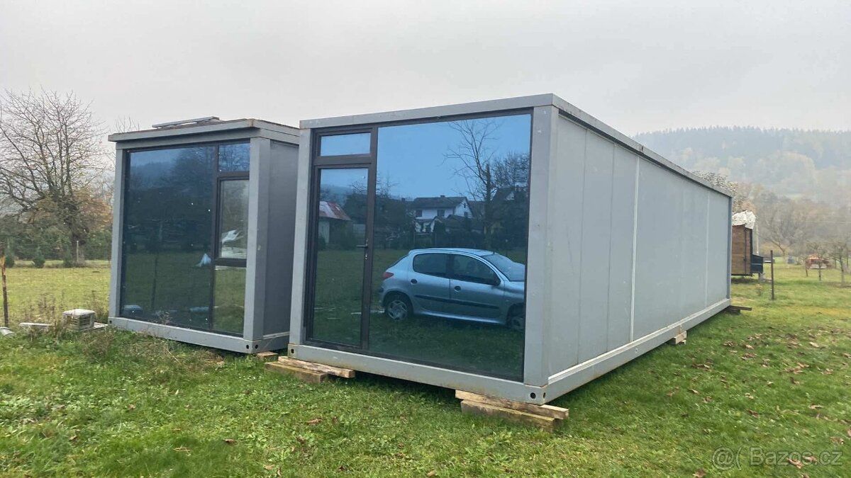 Na prodej nedodělaný modulový dům 66m2 se třemi ložnicemi, c