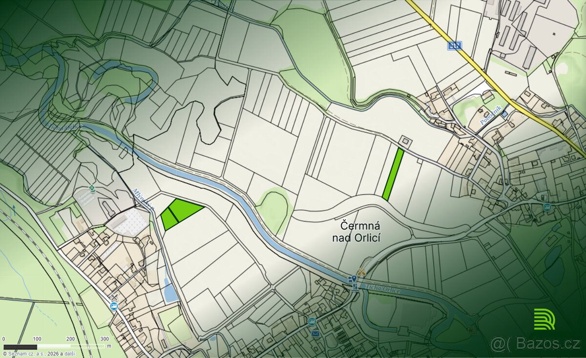 Prodej pozemků KÚ Malá Čermná nad Orlicí LV 735 a Velká Čerm