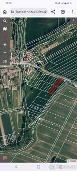 Prodám stavební pozemek v Labutech výměra p.č. 2147, výměra 
