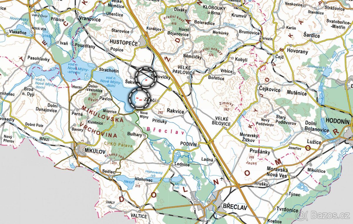 V katastrálním území Šakvice nabízím k prodeji vlastnictví n
