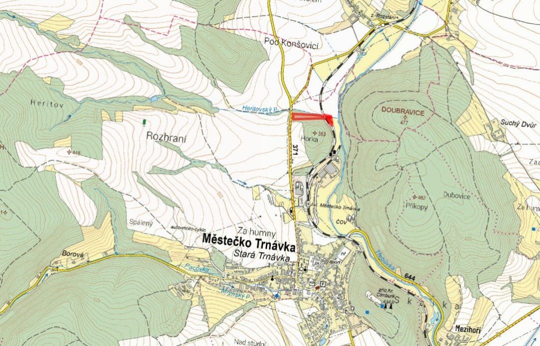V katastrálním území Městečko Trnávka nabízím k prodeji soub