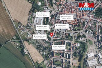 Nabízíme k pronájmu světlý byt 1+kk o užitné ploše 42 m², si
