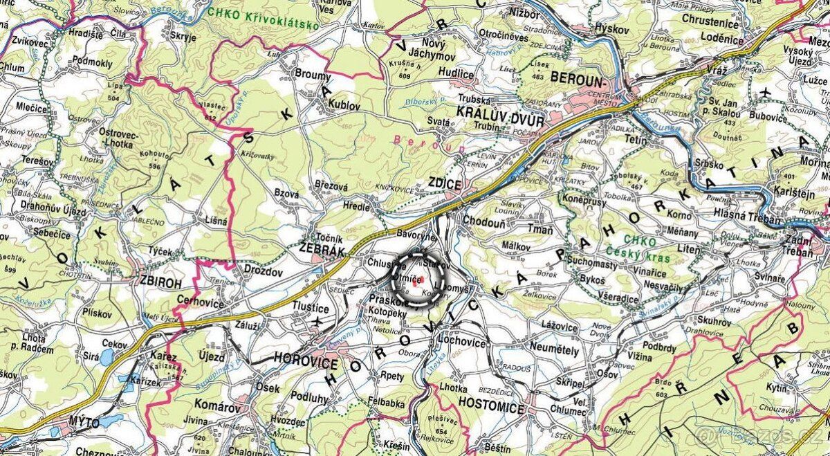 V katastrálním území Otmíče, okres Beroun, nabízíme k prodej
