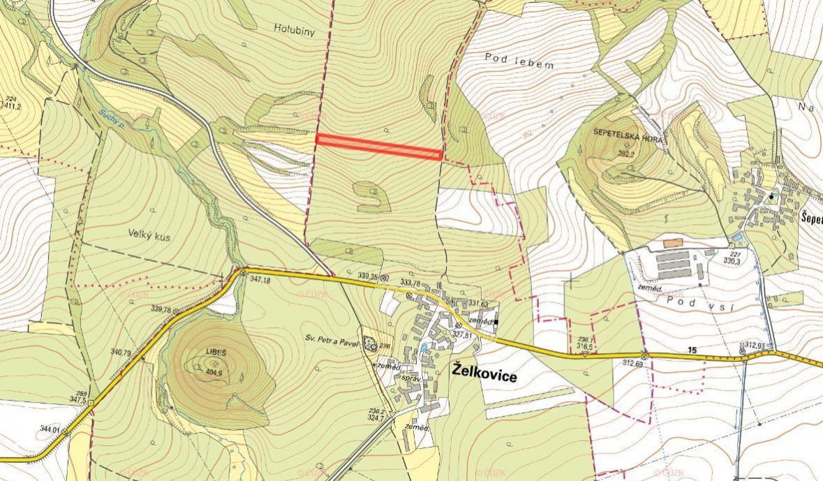 V katastrálním území Želkovice u Loun, okres Louny, nabízím 