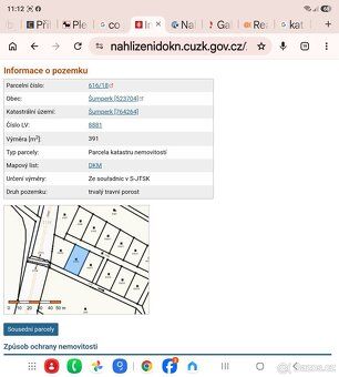Pronajmu 13 ks nově vznikajících zahrádek velikosti od 345 m