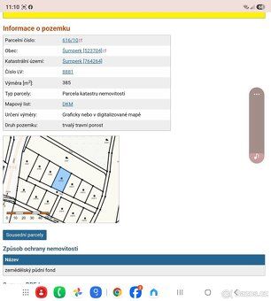 Pronajmu 13 ks nově vznikajících zahrádek velikosti od 345 m