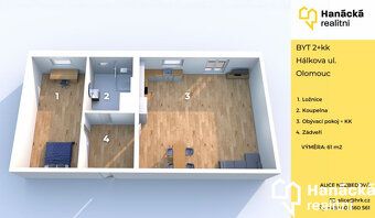 Nabízíme k pronájmu byt v právě dokončeném projektu novostav