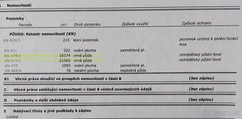 Nabízené pozemky o celkové výměře 41 140 m2 se nacházejí v k