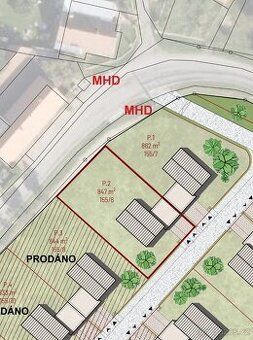 Nabízíme k prodeji stavební pozemek o velikosti 847 m2 na kl