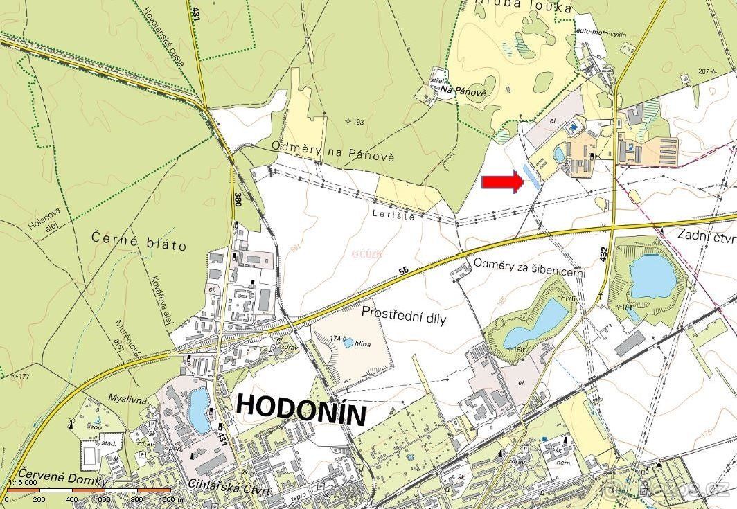 Prodám ornou půdu 4.226 m2 v KÚ Hodonín.