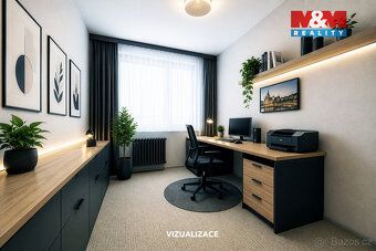 Nabízíme Vám velkorysý byt 4+1/L o užitné ploše 84 m² v oblí