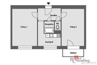 Převod dr. podílu, byty/2+1, 54 m2, Dr. Martínka 1380/28, Hr