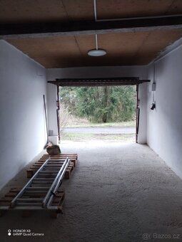 Prodám garáž Zelená hora u Kraslic,zděná: 6x4,5m= 27m2,zapsa