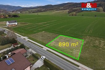 Prodej stavebního pozemku o výměře 890 m² v k.ú. Vikýřovice 